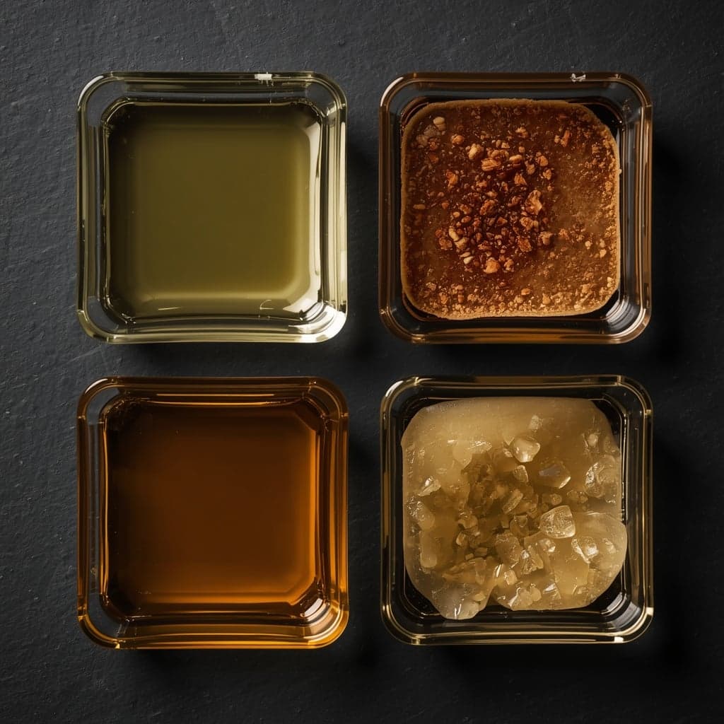 Illustration for the article Live Resin, Distillate, Rosin and Diamonds