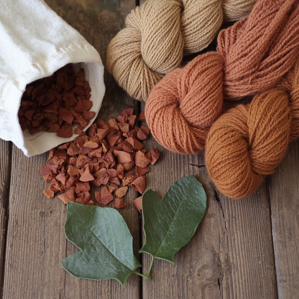 Illustration for the article Dyeing Wool With Sassafras Root Bark