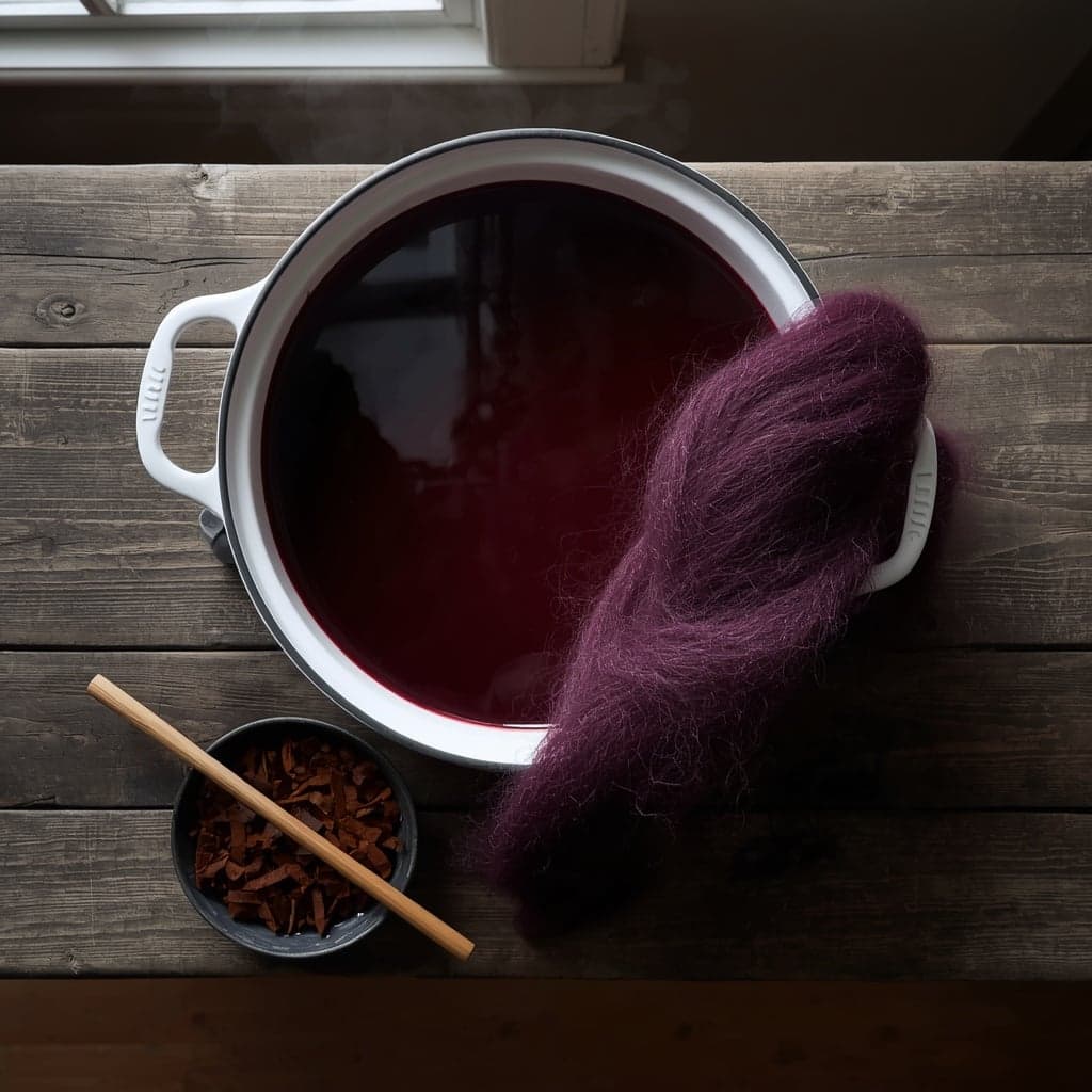 Illustration for the article Natural Dyeing With Mimosa Root Bark, Start to Finish